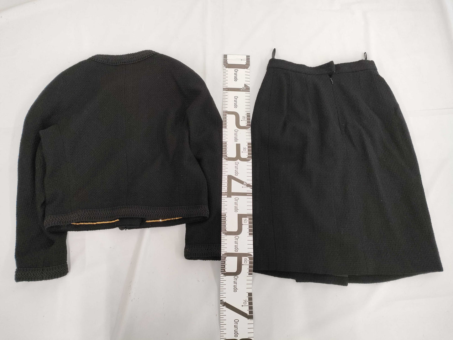 CHANEL 1991SS runway jacket set, black, size 40, other apparel