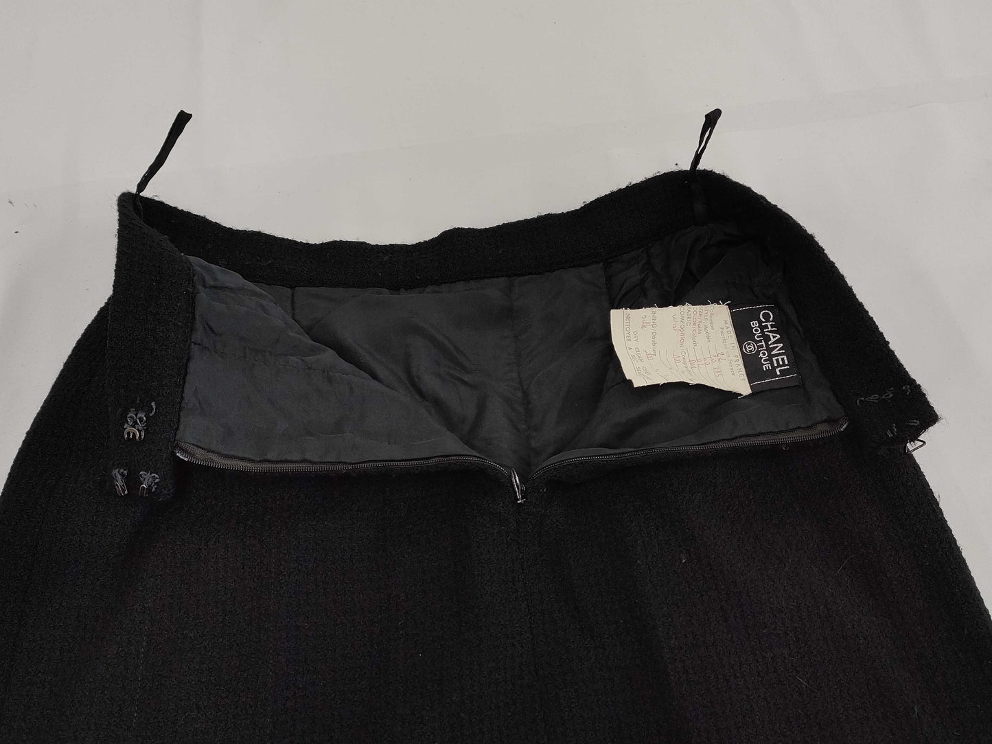 CHANEL 1991SS runway jacket set, black, size 40, other apparel