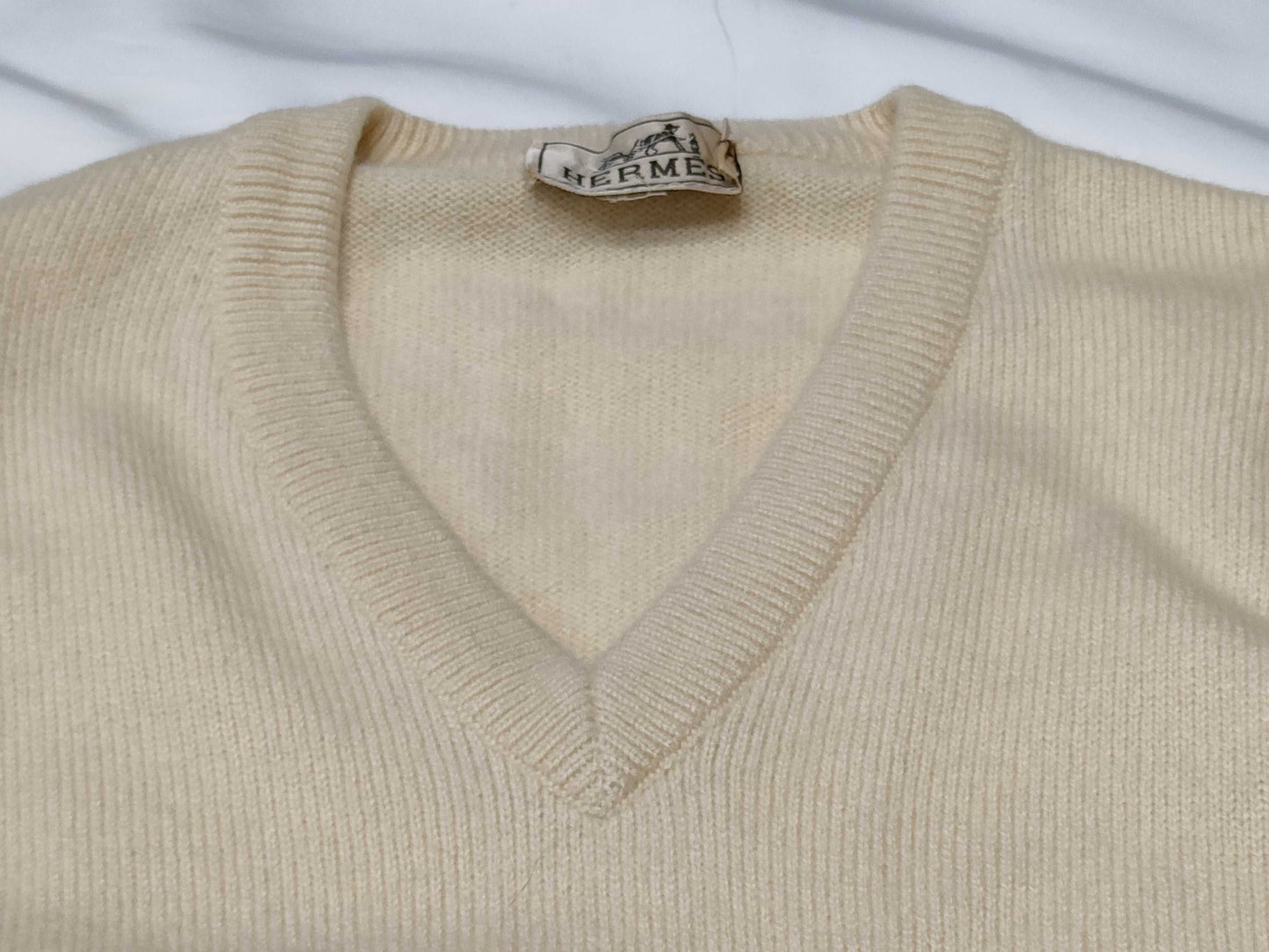 HERMES Knit Sweater Cashmere Top