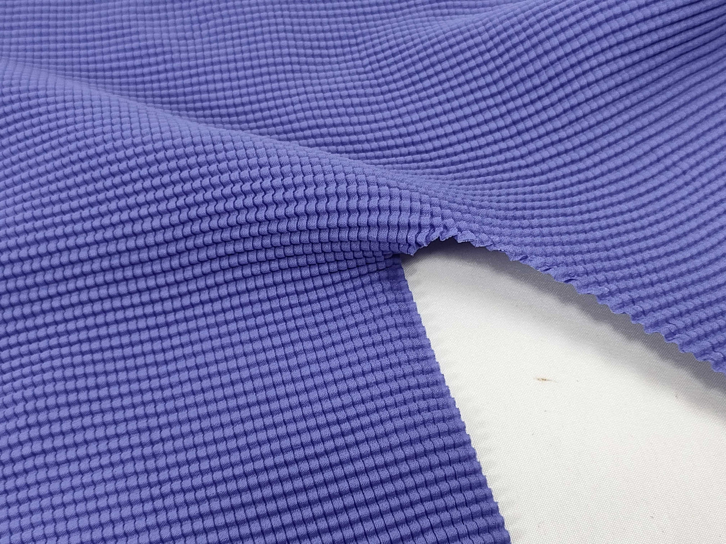 ISSEY MIYAKE Top, High Neck, Long Sleeve, Blue Top