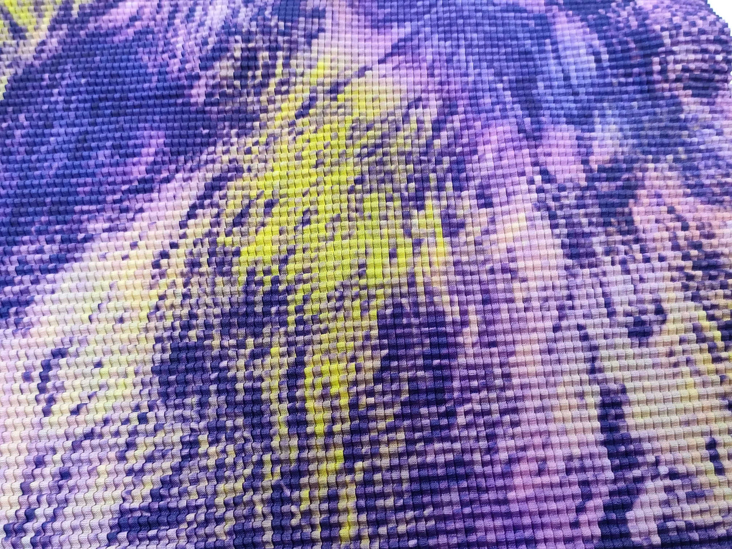 ISSEY MIYAKE Tops High Neck Long Sleeve All-Over Print Tops