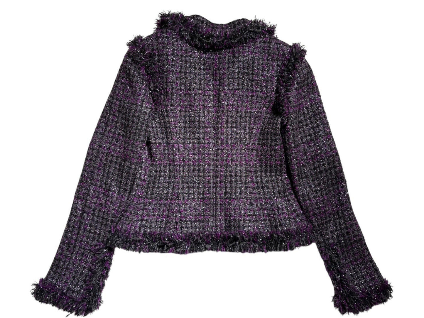 CHANEL Fancy Tweed Jacket 03A Size 36 Jacket