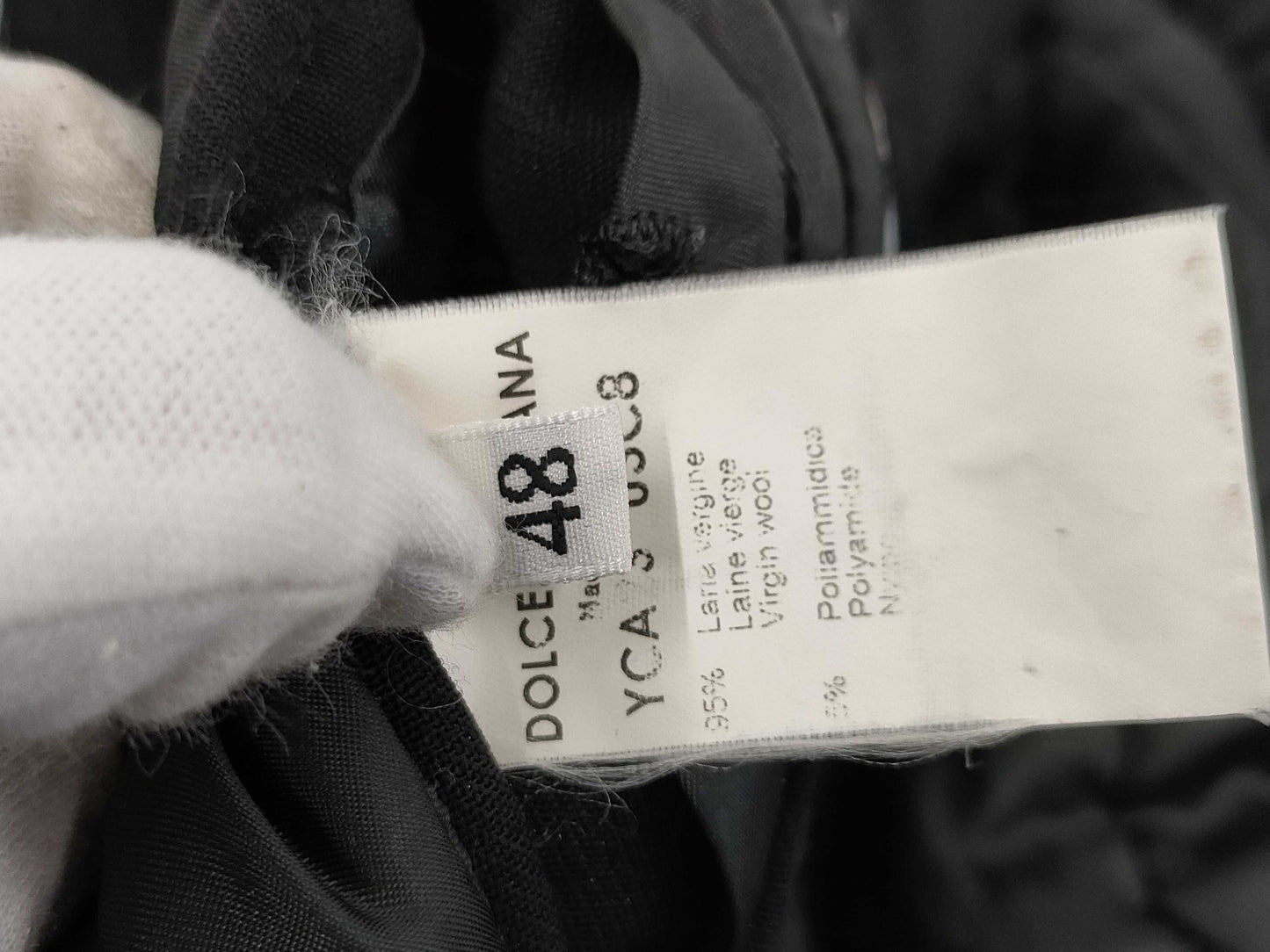 DOLCE & GABBANA P-coat, padded, double-breasted, size 48