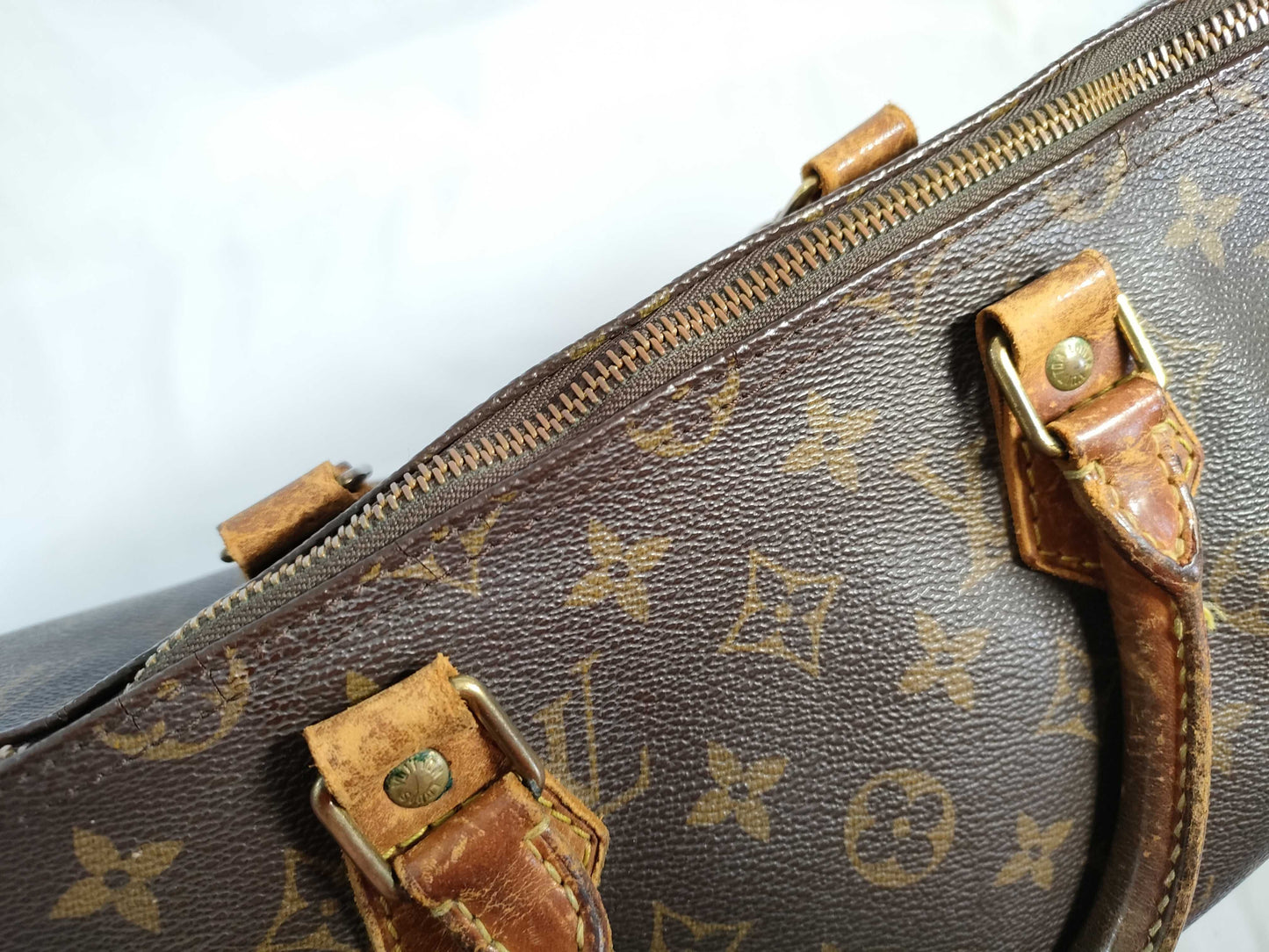 LOUIS VUITTON Monogram Speedy 35 M41524 / VI0972 Handbag