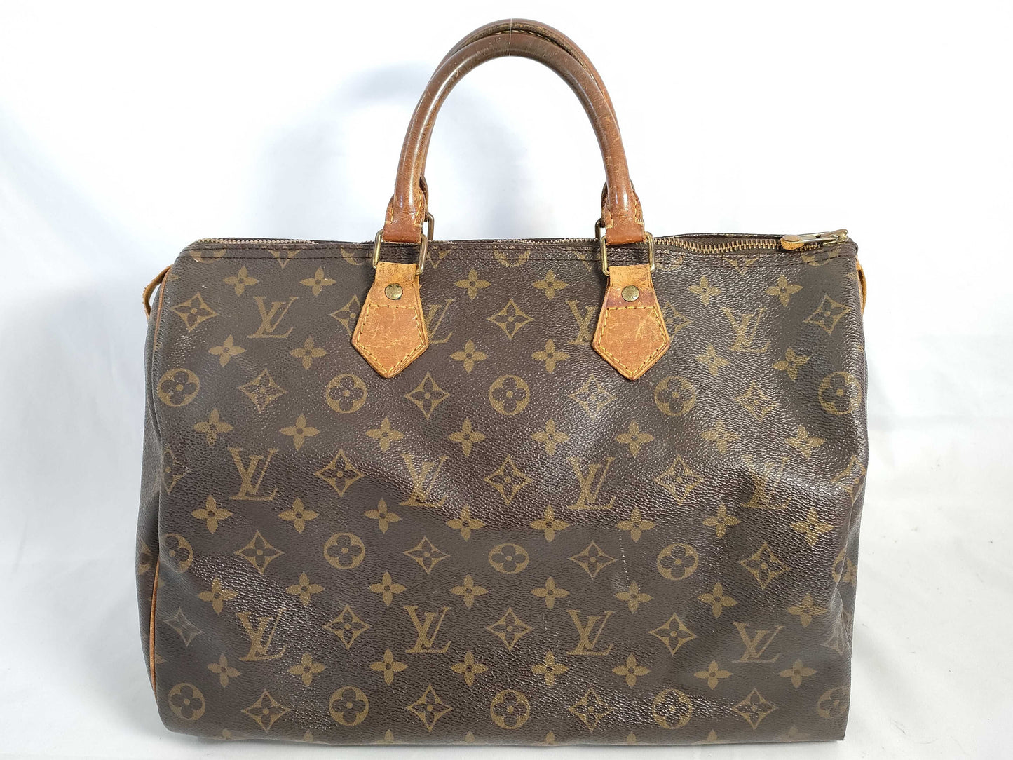 LOUIS VUITTON Monogram Speedy 35 M41524 / VI0972 Handbag