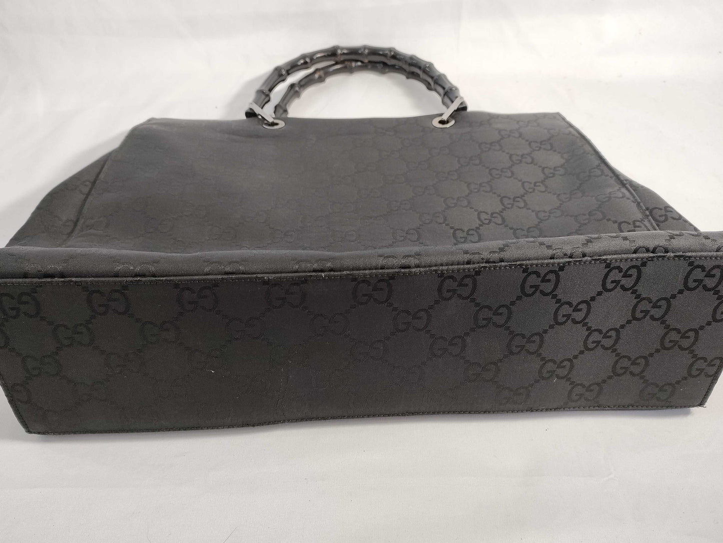 GUCCI Bamboo Tote Bag Black