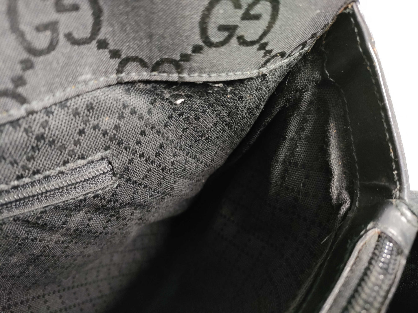 GUCCI Bamboo Tote Bag Black