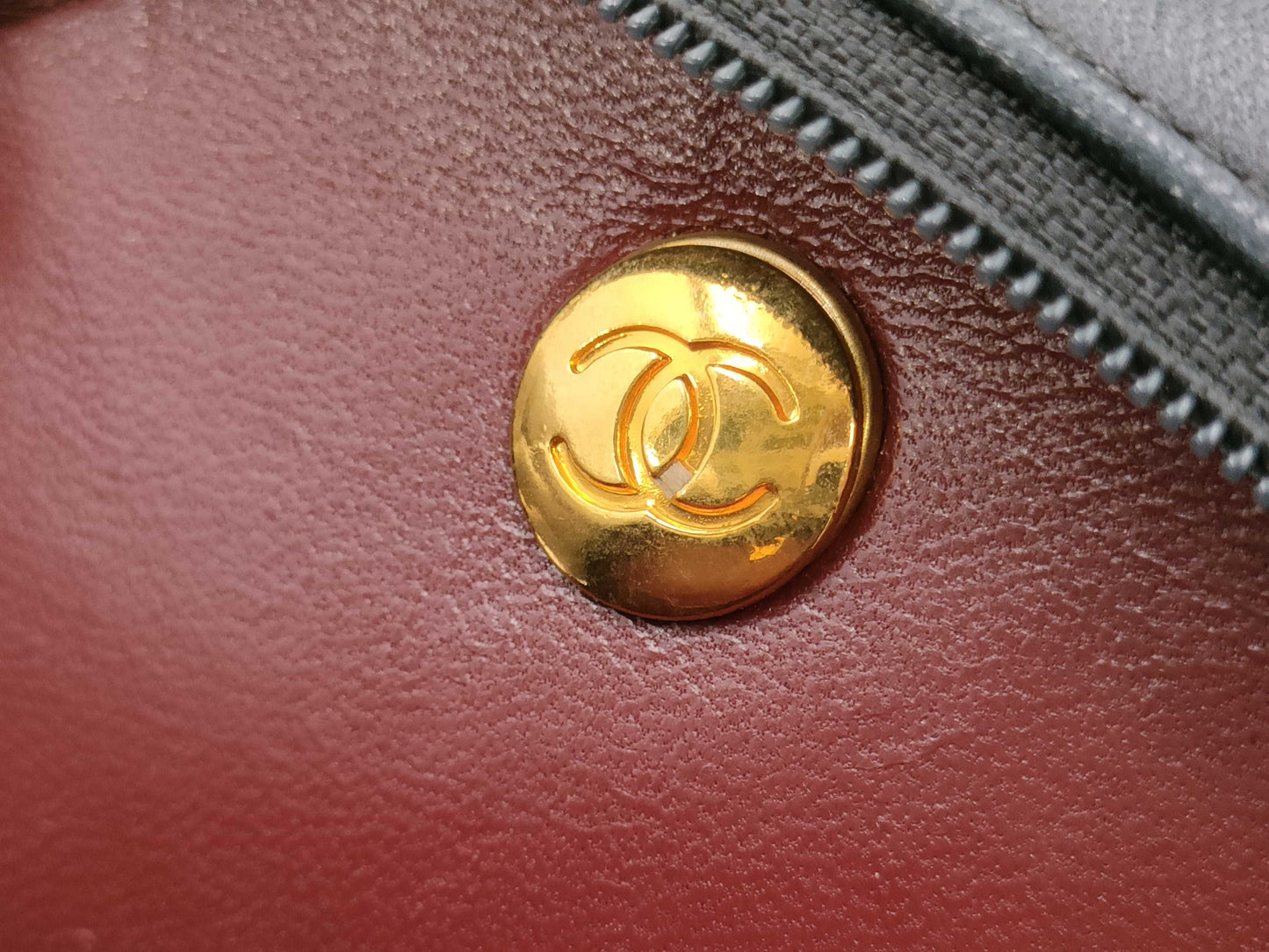 CHANEL Matelasse Chain Shoulder Bag Lambskin Round Shoulder Bag
