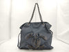 CHANEL Chain Shoulder Coated Canvas Shoulder Bag