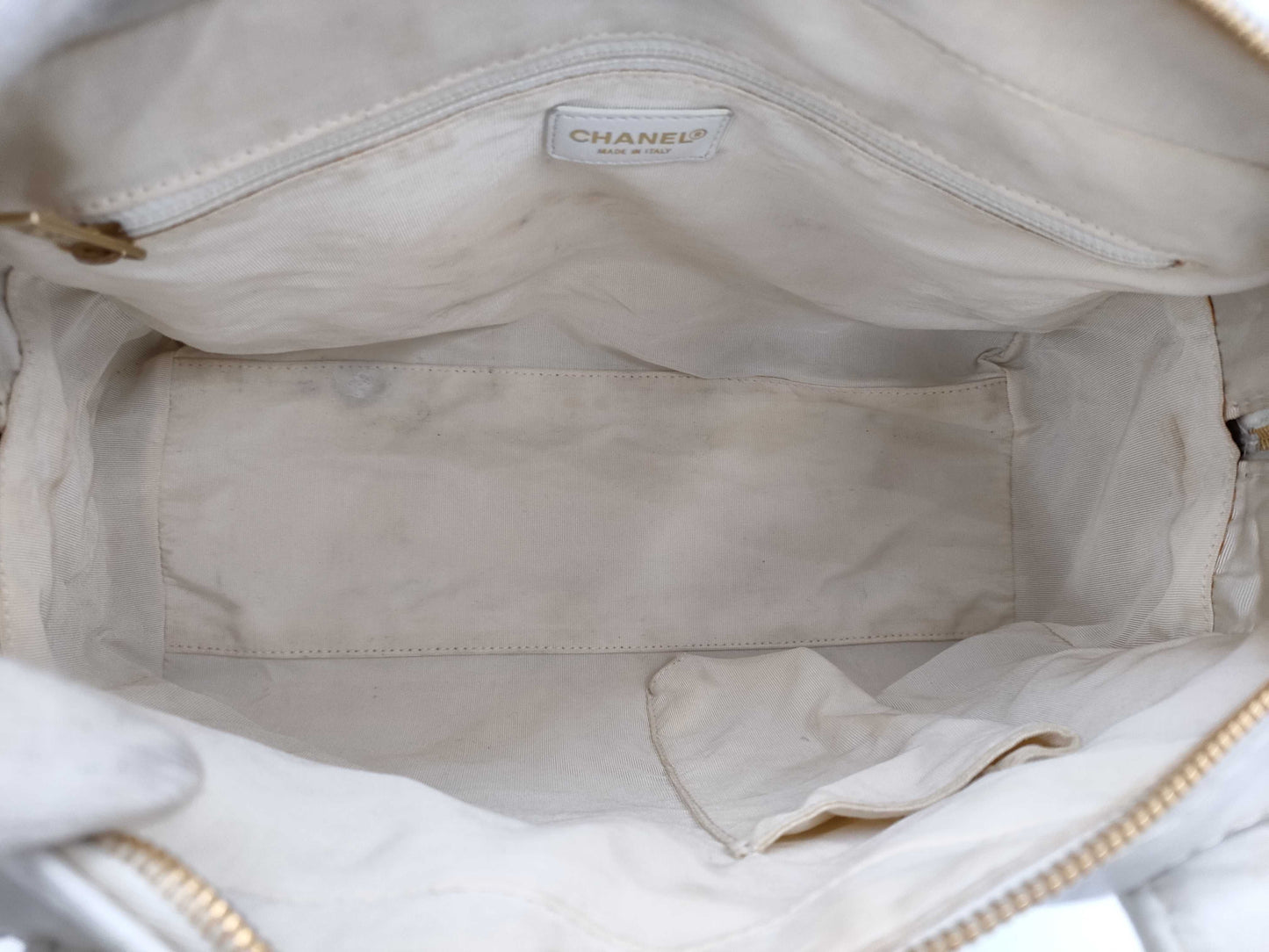 CHANEL Wild Stitch Bag Lambskin Handbag