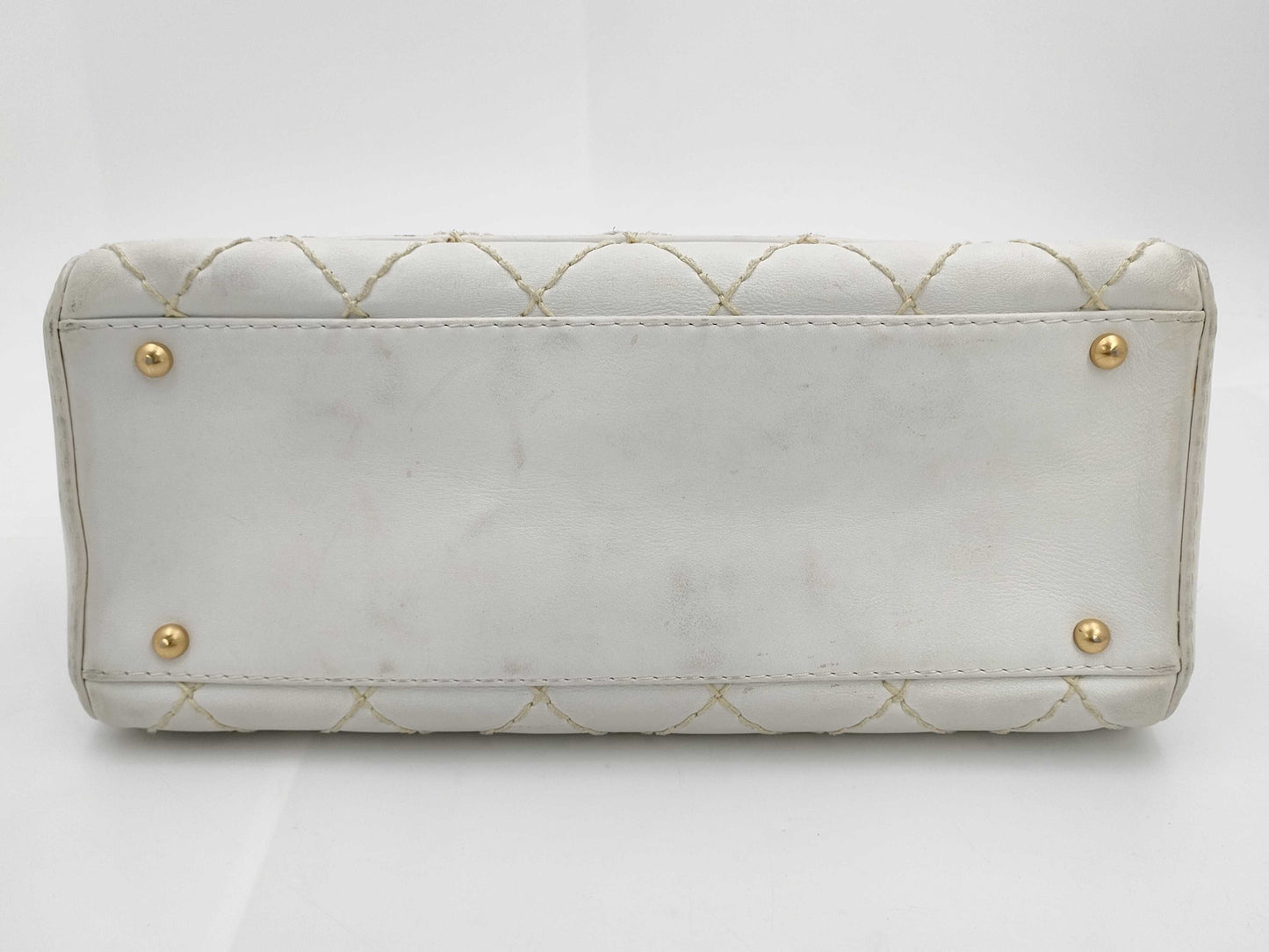 CHANEL Wild Stitch Bag Lambskin Handbag