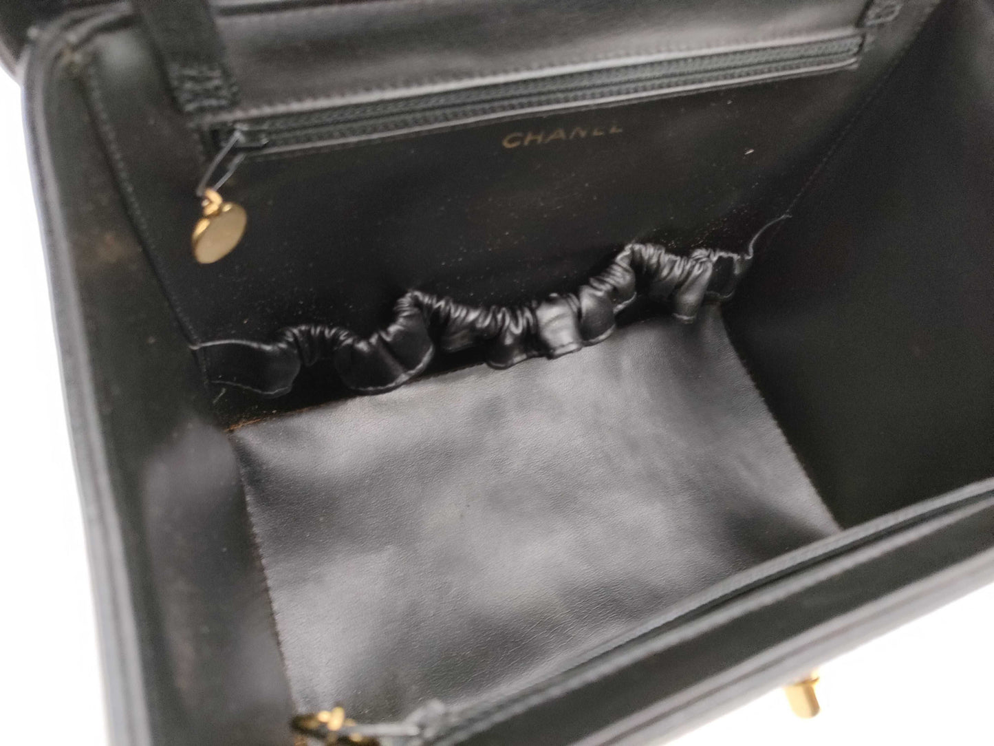 CHANEL Vanity Bag Caviar Skin Vanity Bag