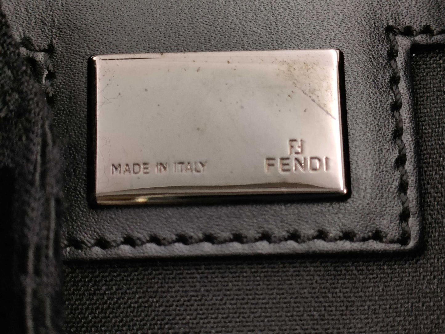 FENDI Zucchini Mamma Bucket Shoulder Bag