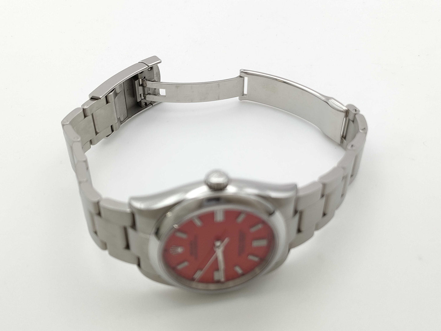 ROLEX Oyster Perpetual 36 126000 M3U08223 Coral Men's Watch