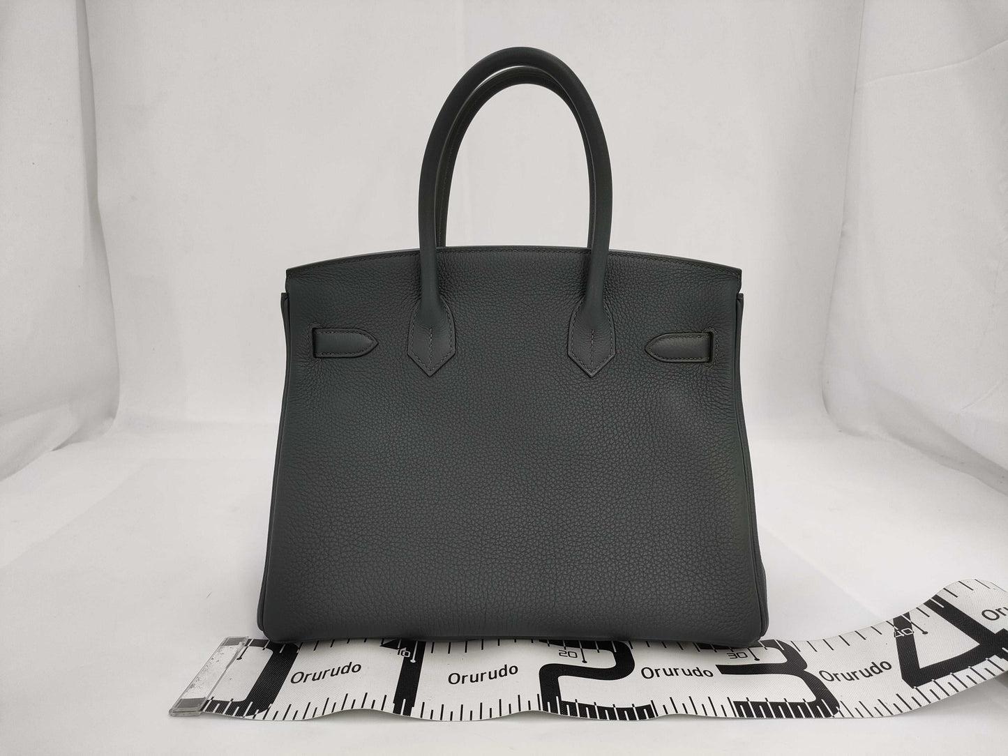 HERMES Birkin 30K Stamped Vert Amande Gold Hardware Handbag
