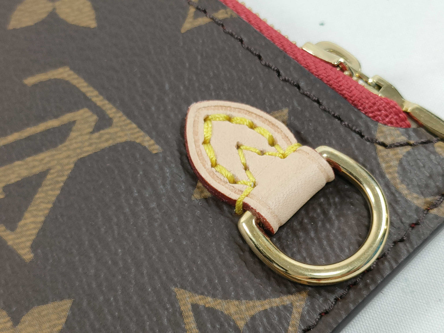 LOUIS VUITTON Monogram Louis Vuitton Neverfull Pouch / Brown Monogram Canvas / Gold Hardware Other Accessories
