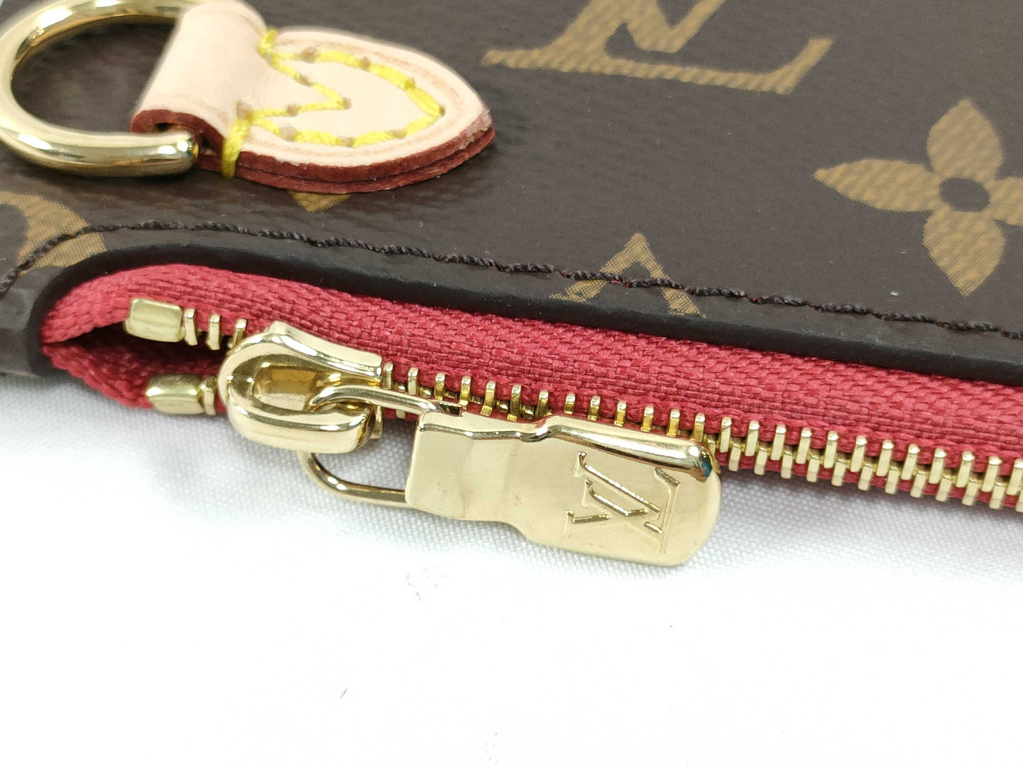 LOUIS VUITTON Monogram Louis Vuitton Neverfull Pouch / Brown Monogram Canvas / Gold Hardware Other Accessories