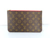 LOUIS VUITTON Unidentified Monogram Louis Vuitton Neverfull Pouch / Brown Monogram Canvas / Gold Hardware Pouch