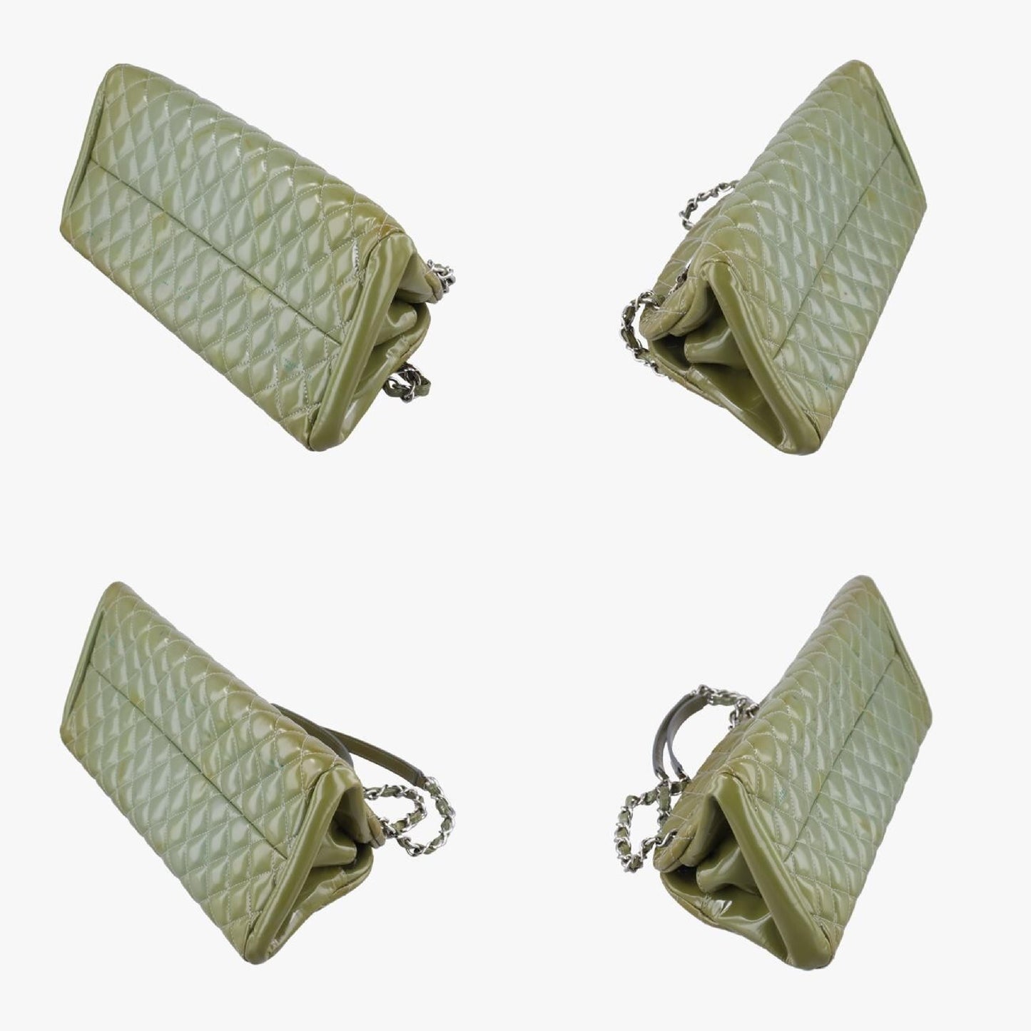 CHANEL Mademoiselle Bowling Green Patent A5055714733004 Shoulder Bag
