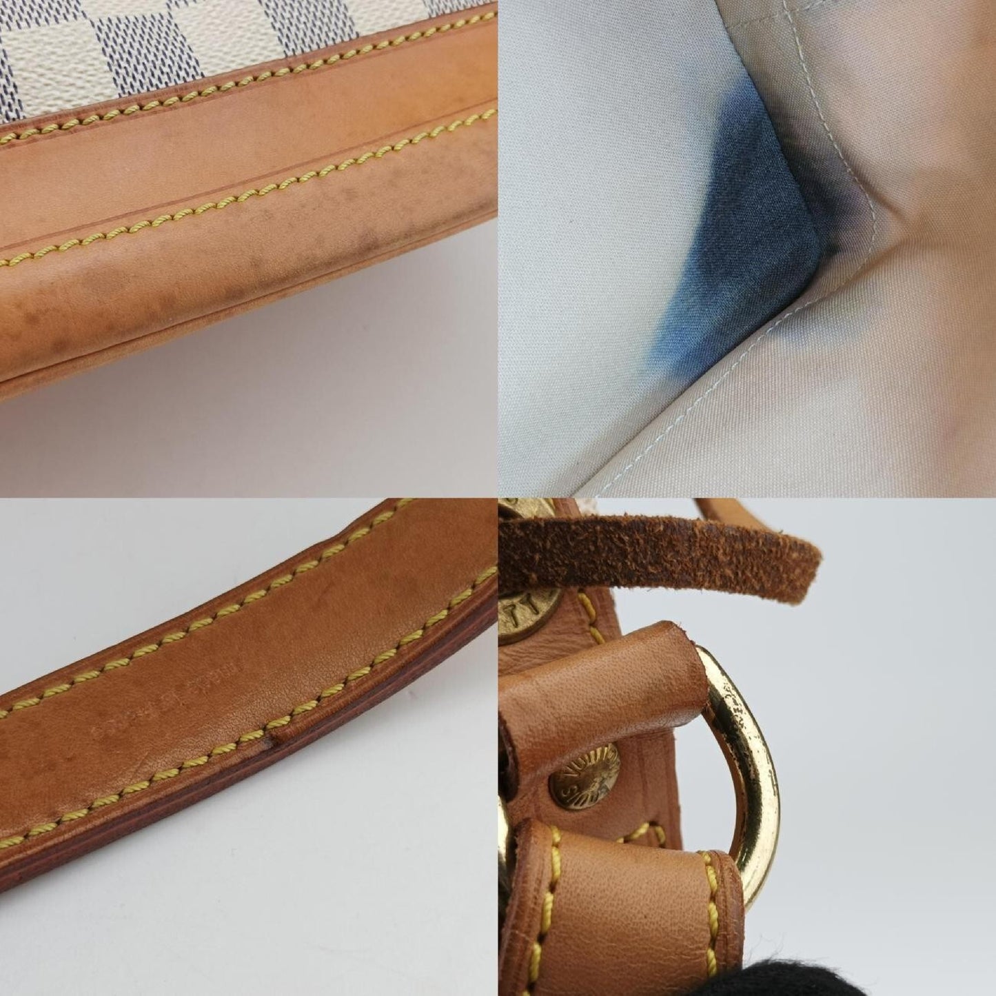 LOUIS VUITTON Noë Azur Damier Canvas N42222AR2137 Shoulder Bag