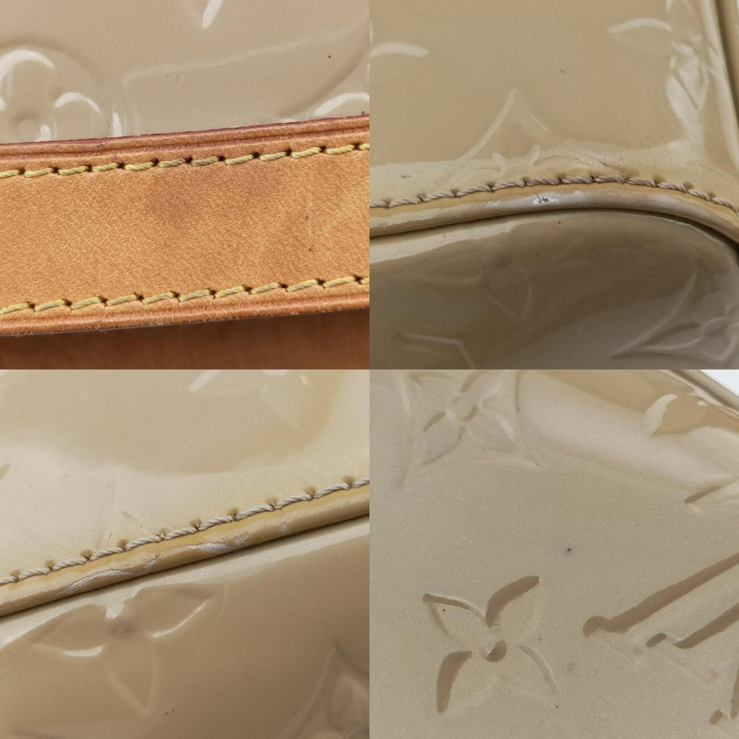 LOUIS VUITTON Blair MM Rose Velour Vernis M91588AA2124 Shoulder Bag