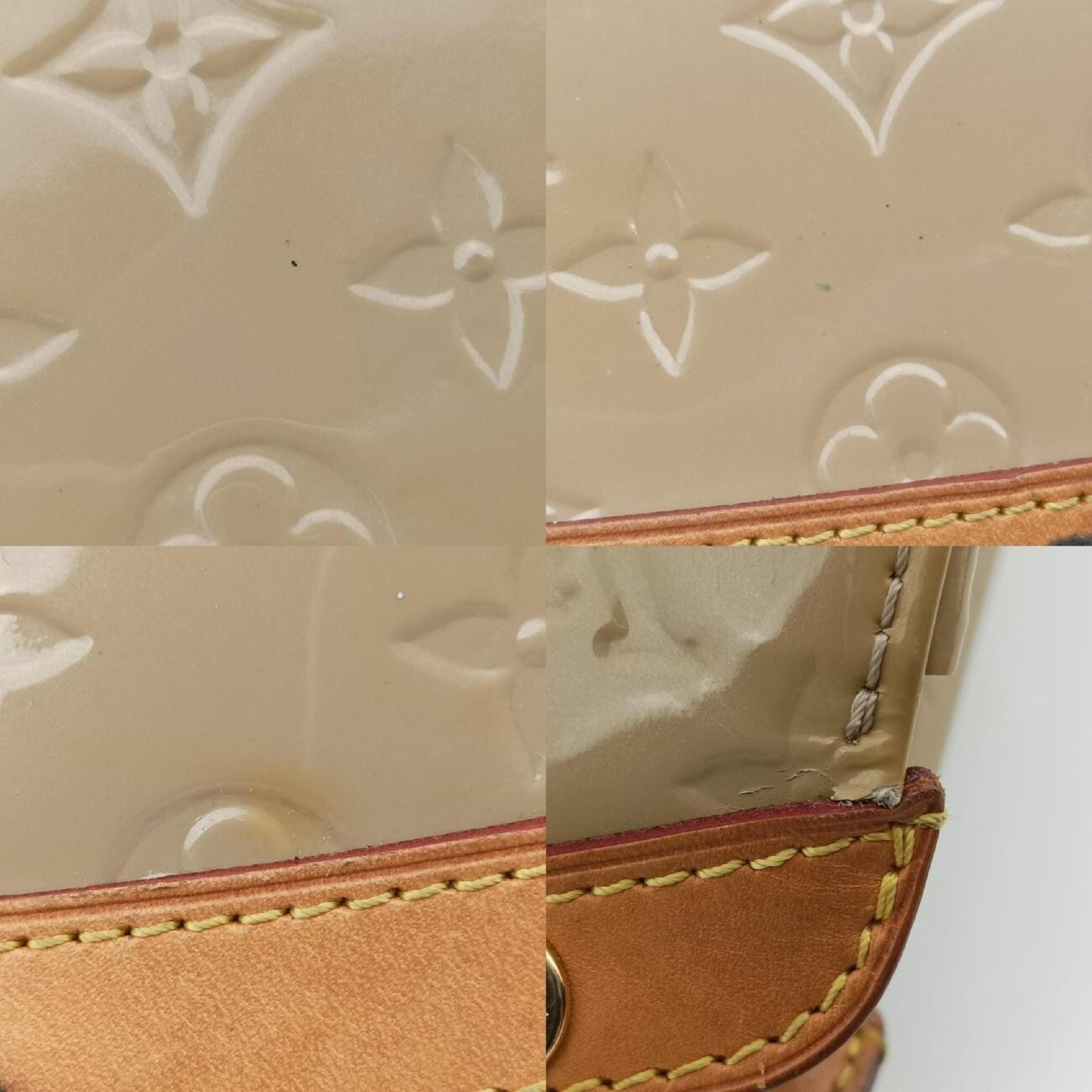 LOUIS VUITTON Blair MM Rose Velour Vernis M91588AA2124 Shoulder Bag