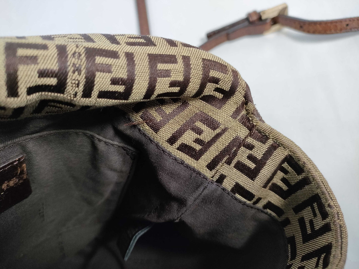 FENDI Zucchino Shoulder Bag