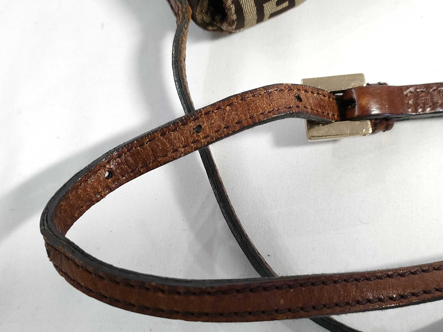 FENDI Zucchino Shoulder Bag