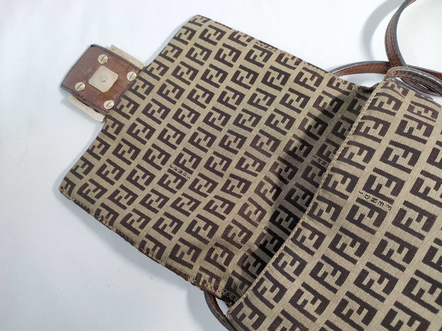 FENDI Zucchino Shoulder Bag