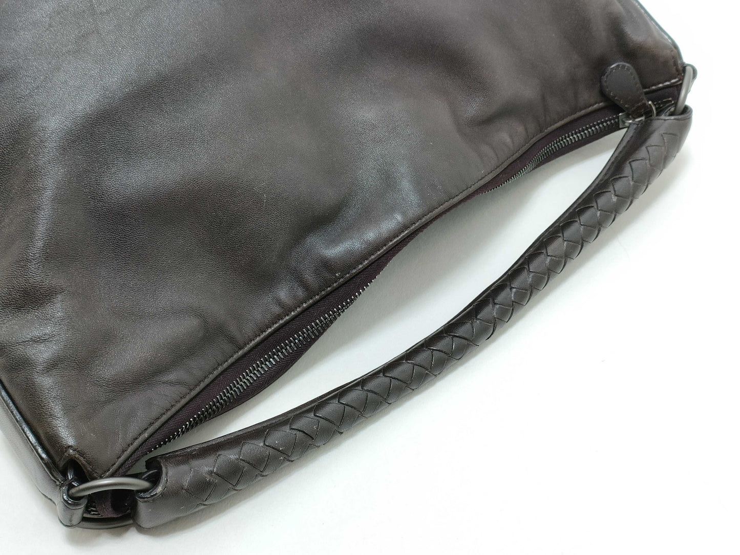 BOTTEGA VENETA Intrecciato Lizard Shoulder Bag