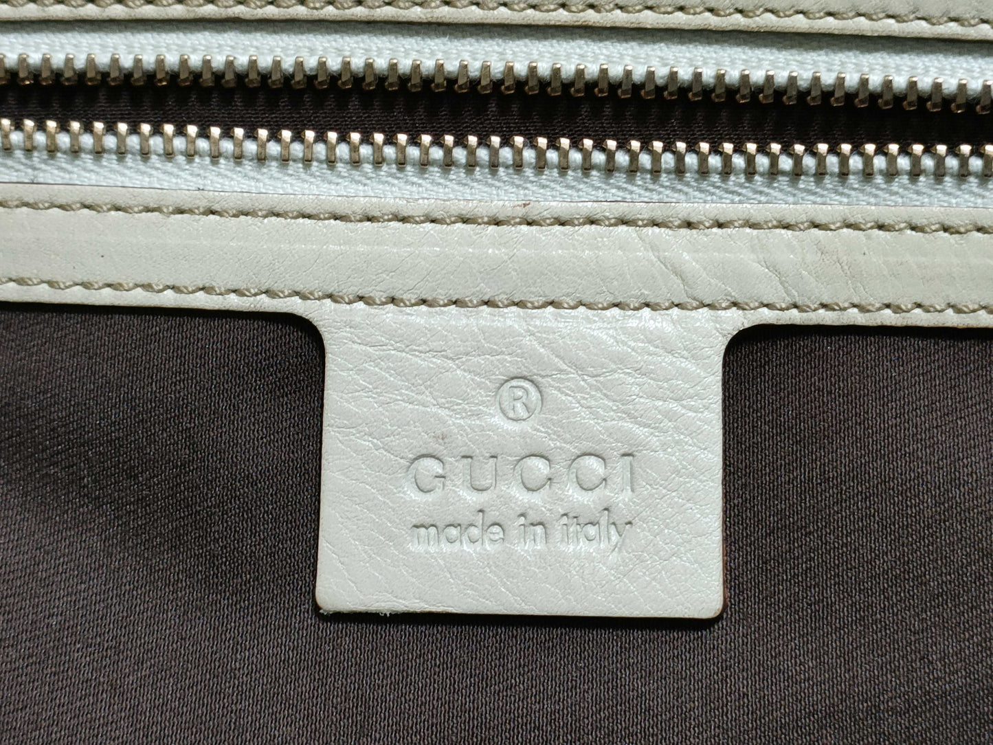 GUCCI Shima Ivory Tote Bag 161128