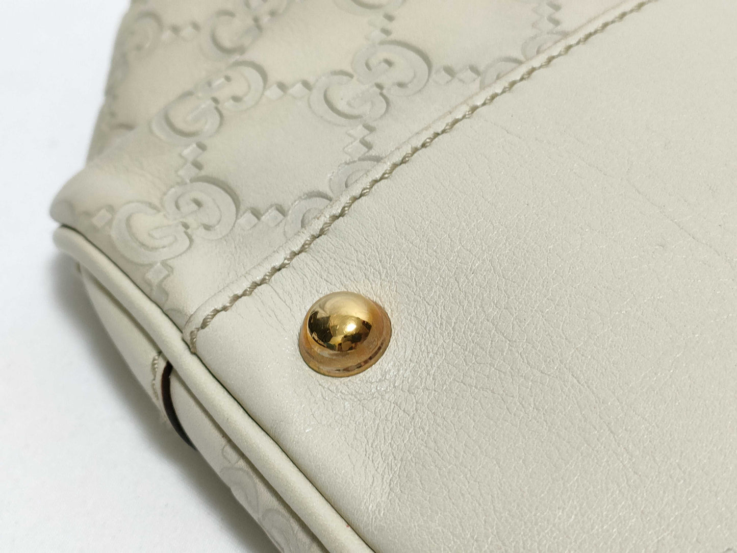 GUCCI Shima Ivory Tote Bag 161128