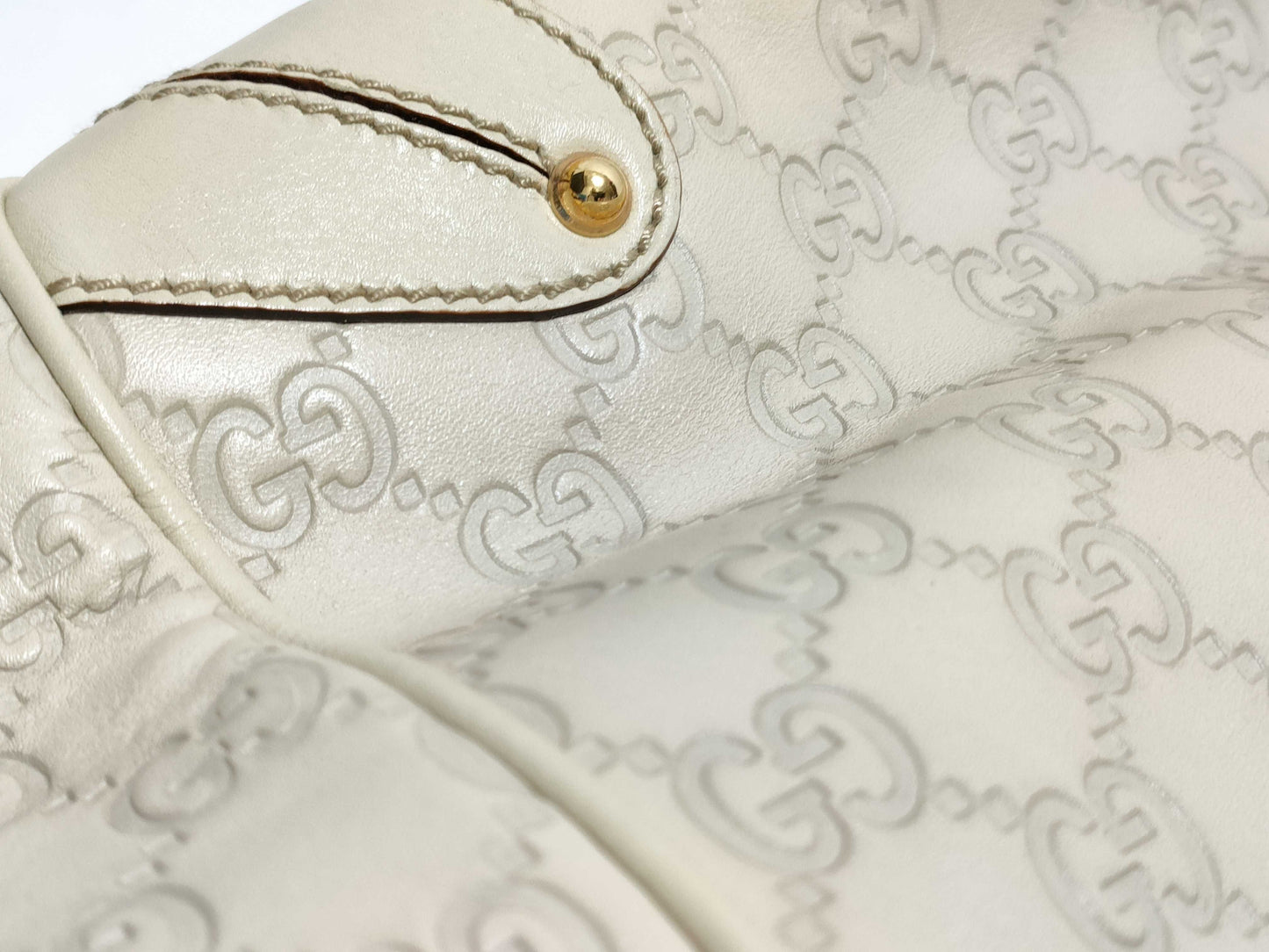GUCCI Shima Ivory Tote Bag 161128