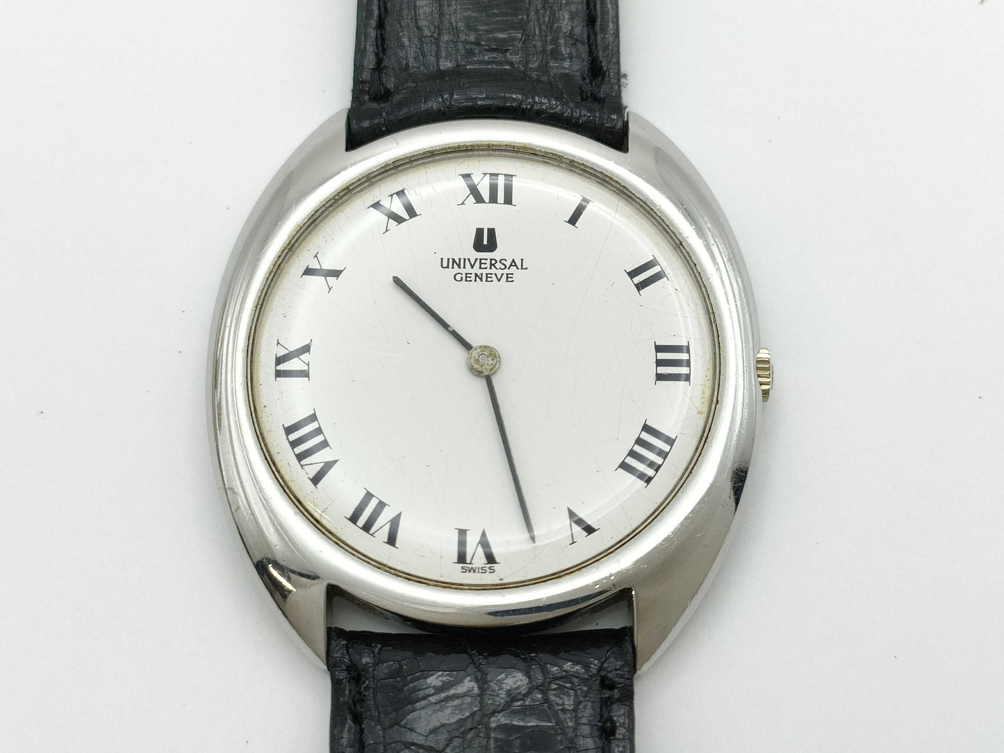 UNIVERSAL GENEVE White Shadow 842111 3250420 White Dial Manual Winding Boys' Watch