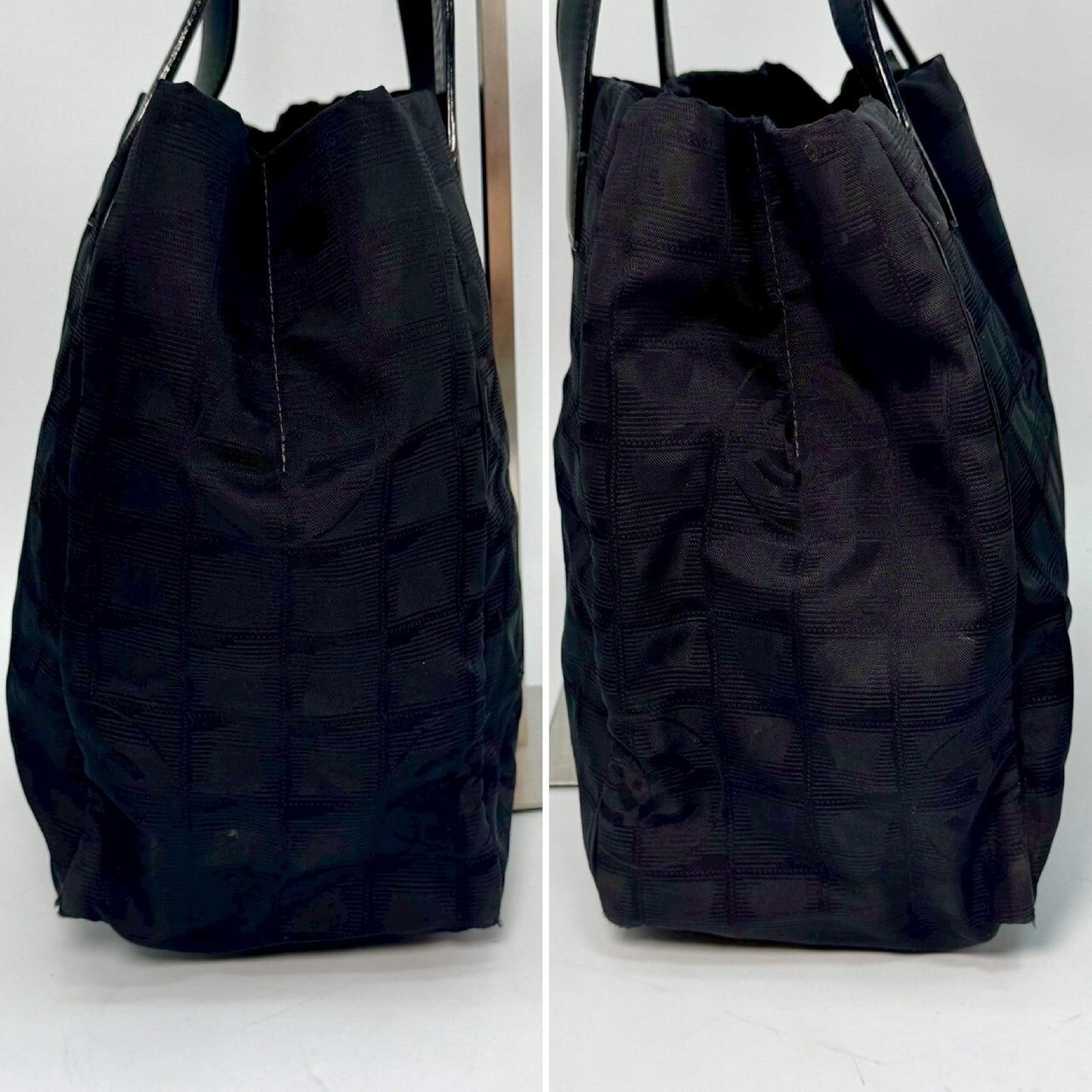 CHANEL New Travel Line Black Tote Bag 7394058