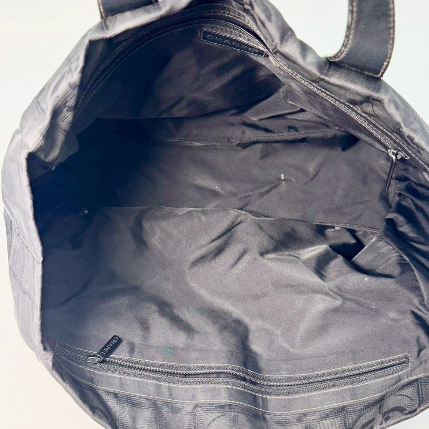 CHANEL New Travel Line Black Tote Bag 7394058