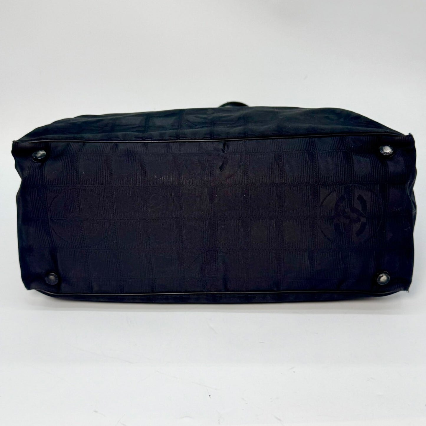 CHANEL New Travel Line Black Tote Bag 7394058