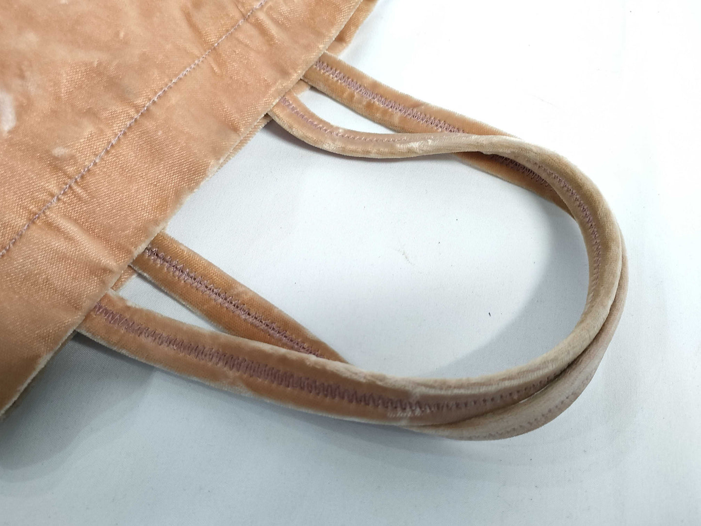 PRADA PRADA Prada Velour Handbag with White Tag
