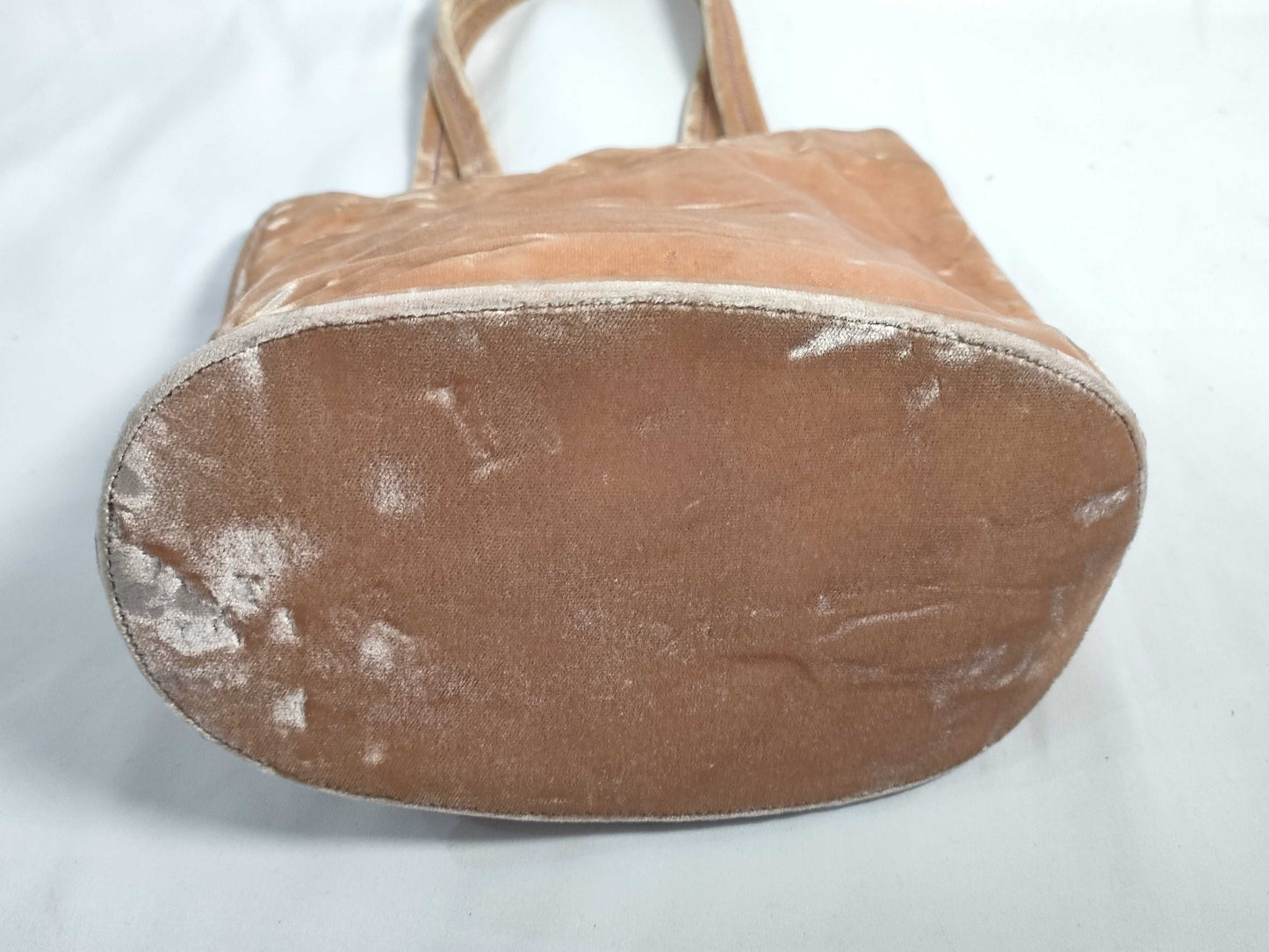 PRADA PRADA Prada Velour Handbag with White Tag