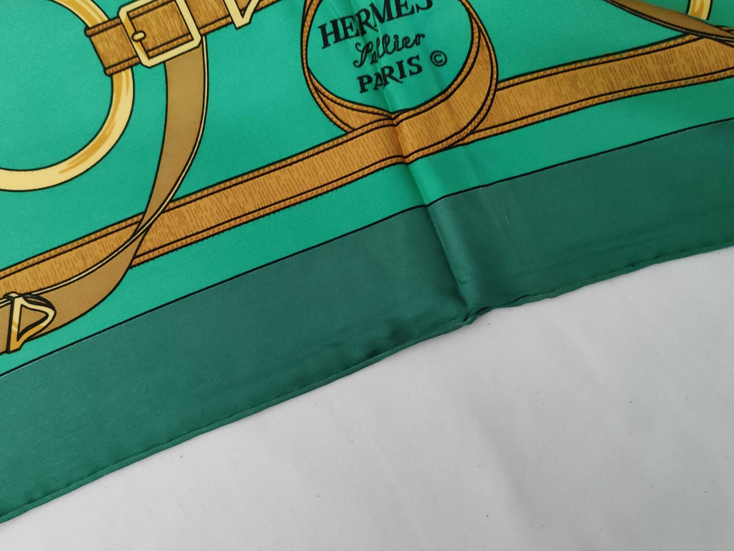 HERMES Carre Hermes Carre 90 Golden Spur Other Accessories
