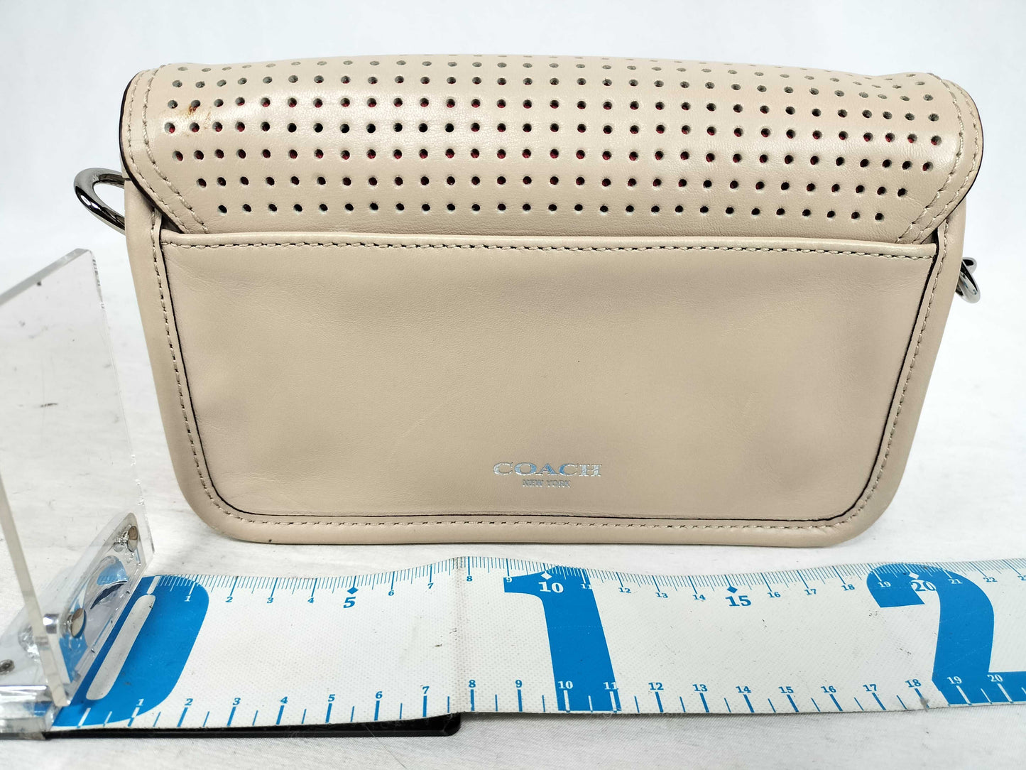 COACH Coach Turnlock Leather Shoulder Bag