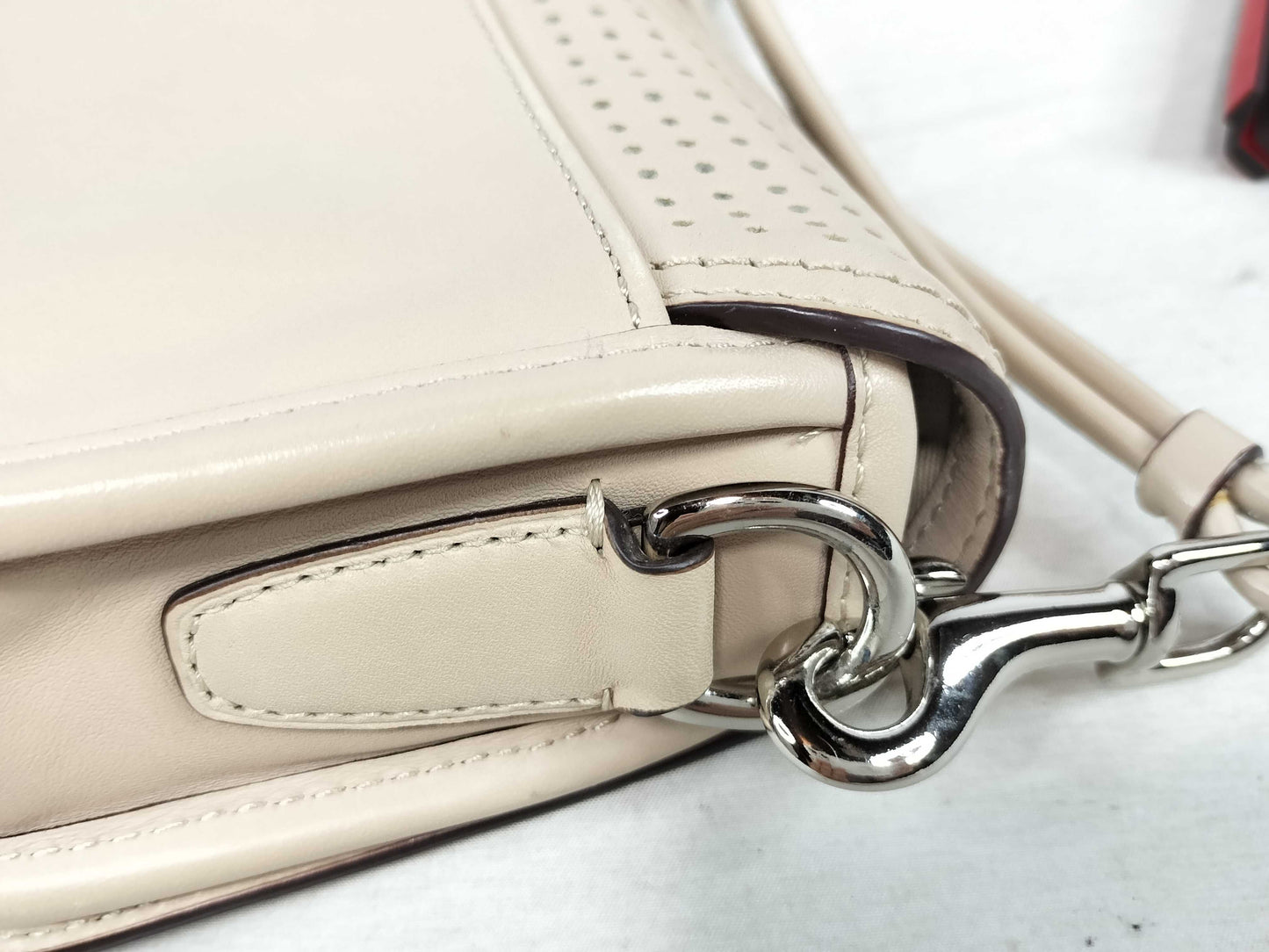 COACH Coach Turnlock Leather Shoulder Bag