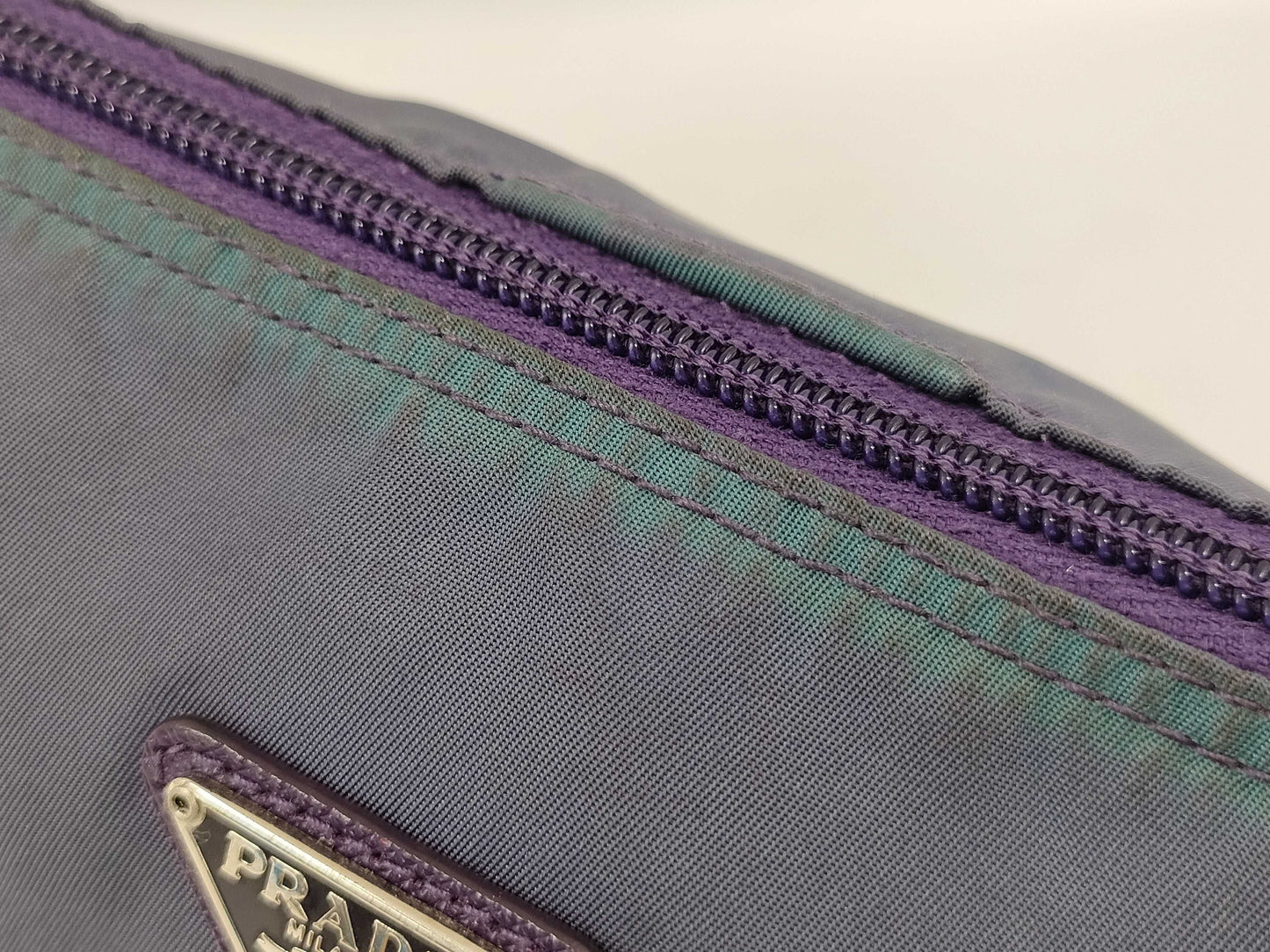 PRADA PRADA Navy Nylon Pouch Pouch