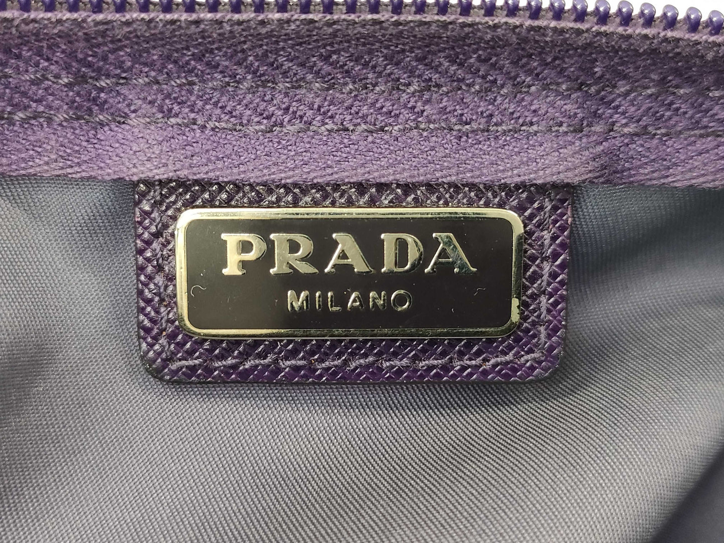 PRADA PRADA Navy Nylon Pouch Pouch