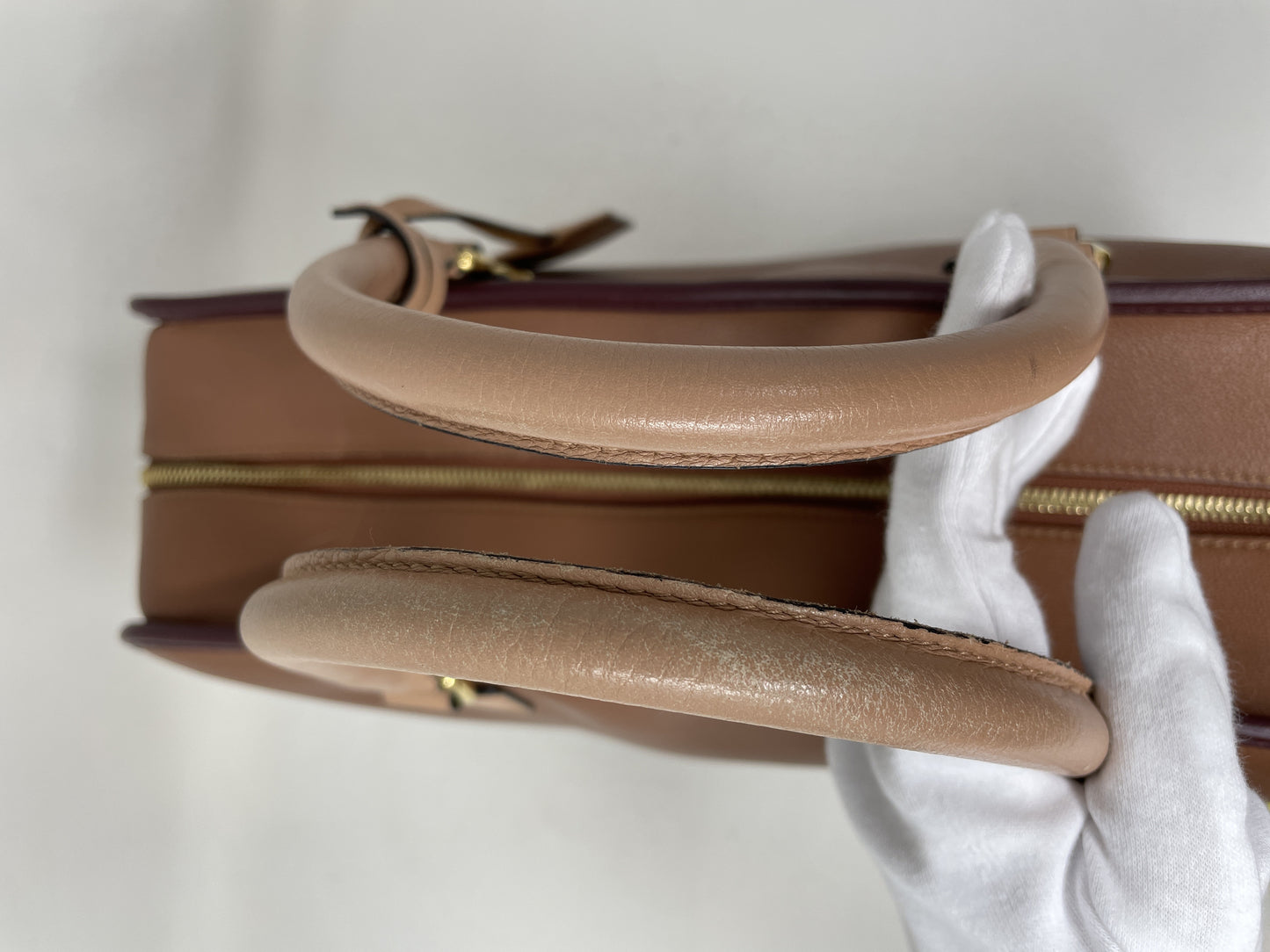 LOEWE Amazona Anagram Two-Tone Handbag