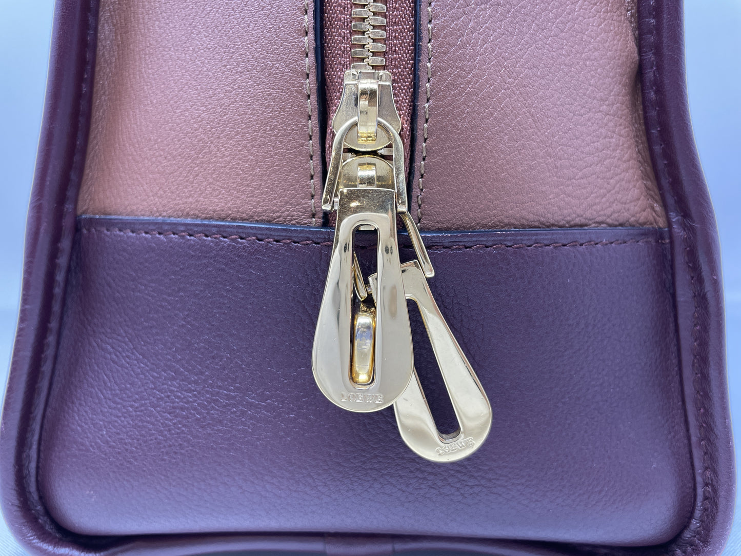 LOEWE Amazona Anagram Two-Tone Handbag