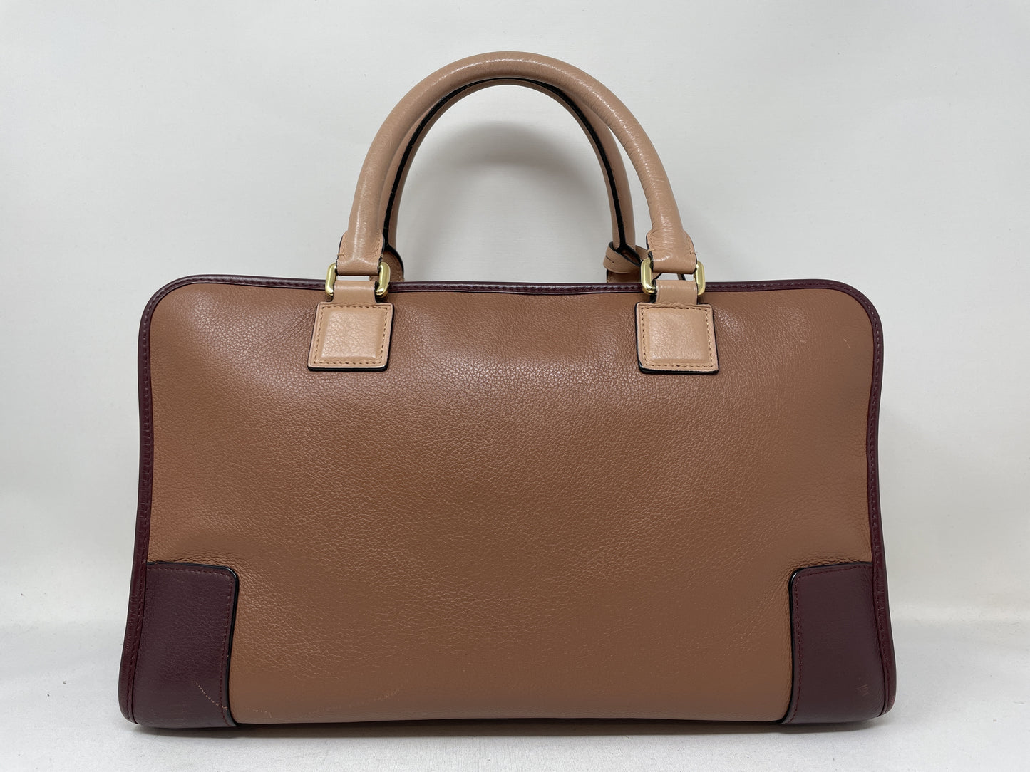 LOEWE Amazona Anagram Two-Tone Handbag