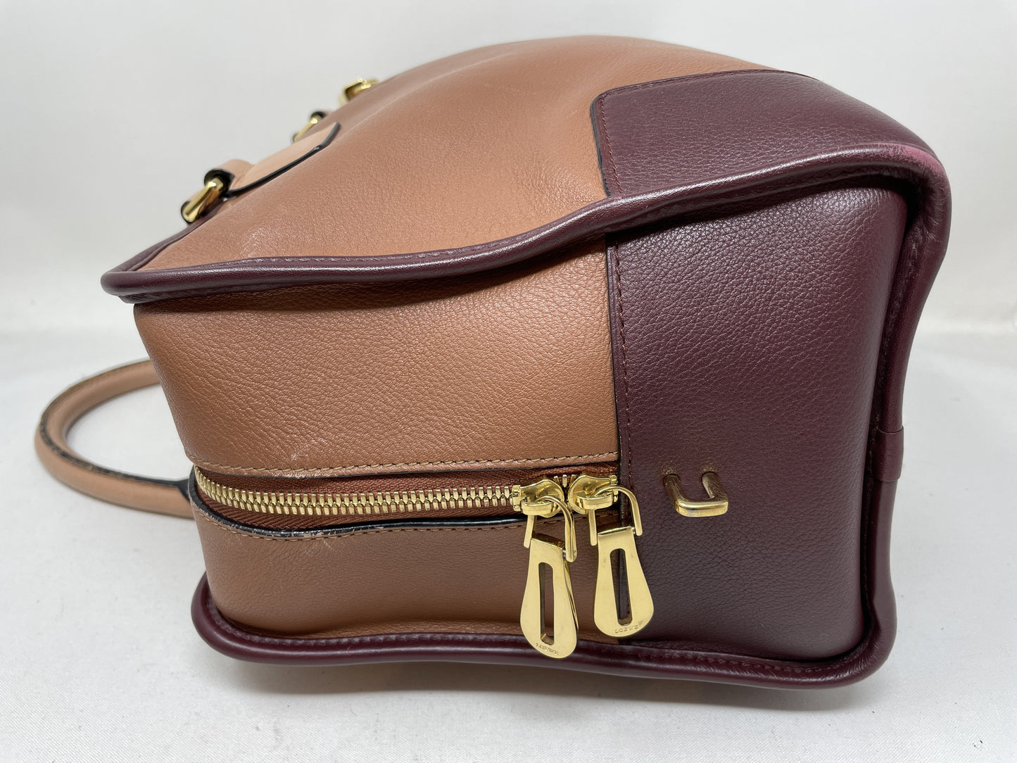 LOEWE Amazona Anagram Two-Tone Handbag