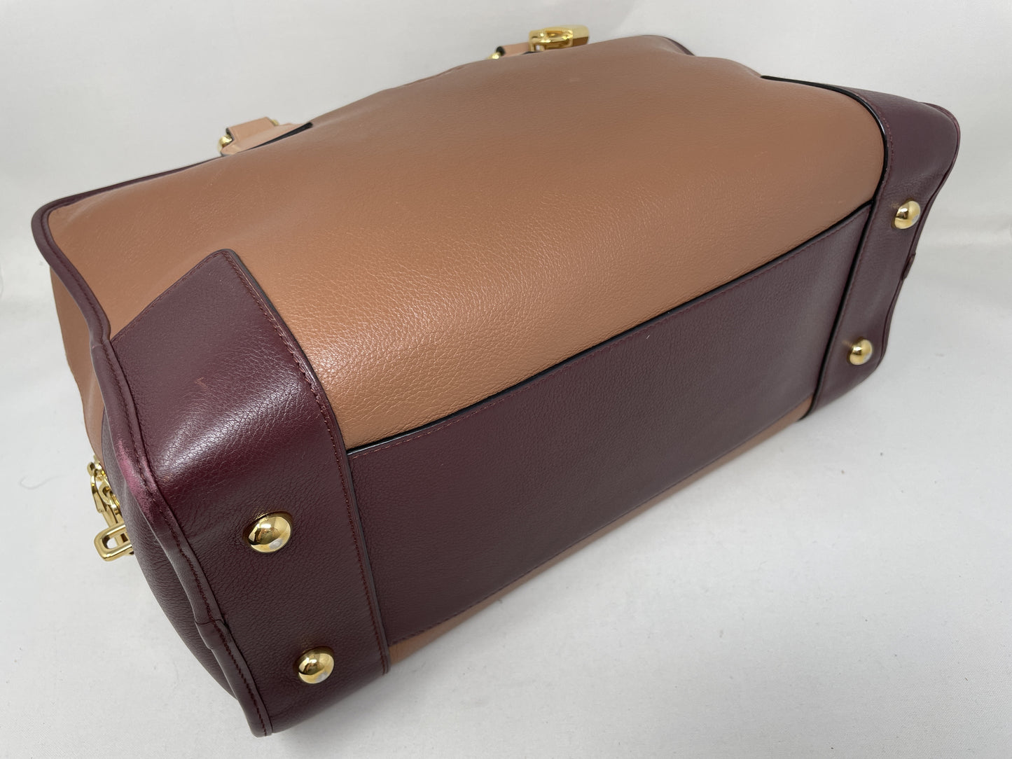 LOEWE Amazona Anagram Two-Tone Handbag