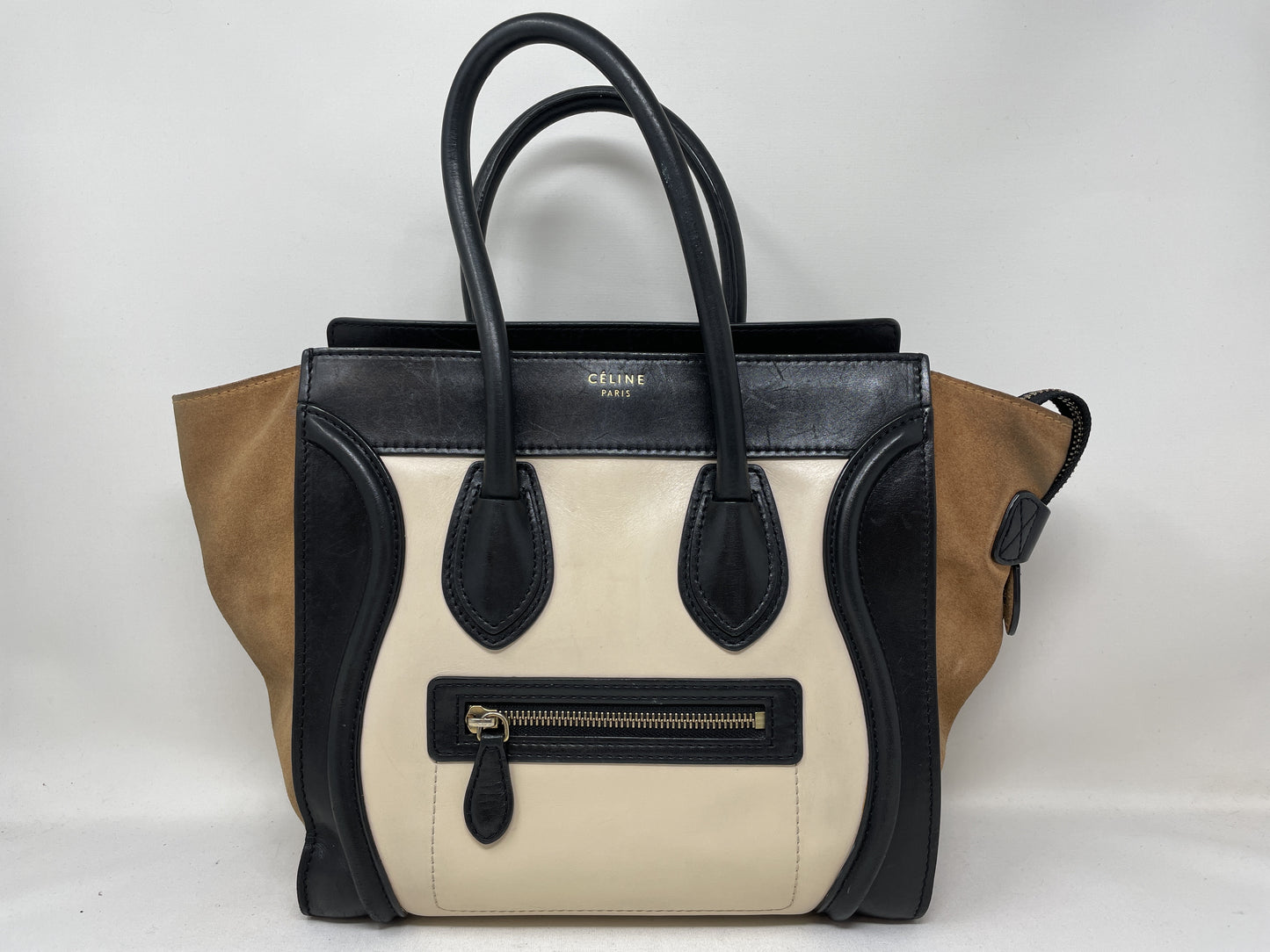 CELINE Micro Shopper Luggage Handbag